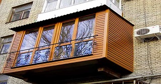 Внешняя отделка балкона Партизанск цена от 1016 руб. м/2.
